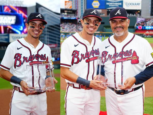 El reconocimiento a Mauricio Dubón fue entregado durante la serie contra los Dodgers de Los Ángeles.