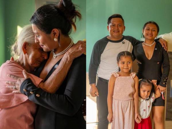 En medio de lágrimas y abrazos de felicidad, Edwin Rodríguez y su esposa María Angélica Martínez recibieron la casa que se ganaron durante una rifa realizada en las Bodas de Caná, organizada por la Municipalidad de San Pedro Sula. Estas son las fotos.