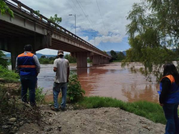 Alerta verde por aumento del río Ulúa en el Valle de Sula.