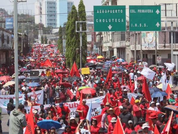 Movilizaciones por el Día del Trabajador.