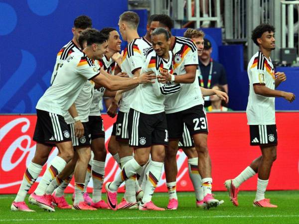 Jugadores de Alemania celebrando uno de los goles ante Curazao en el Mundial 2026.