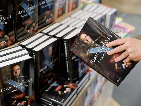 Imagen de archivo del libro del rey emérito Juan Carlos I, titulado Reconciliación.