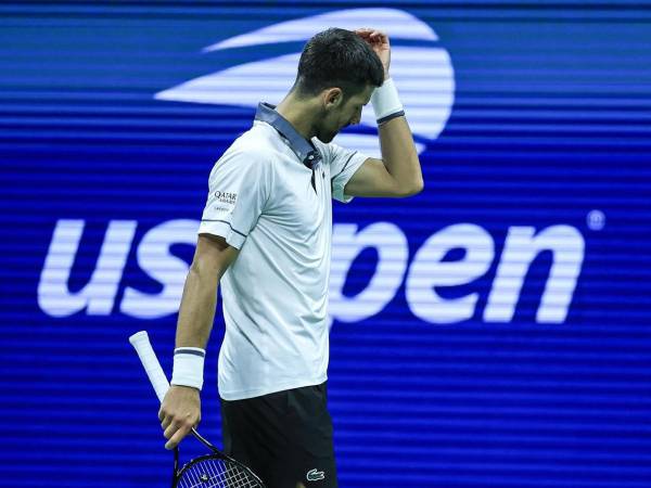 A Novak Djokovic se le vio muy emocionado durante la derrota contra Mariano Navone.
