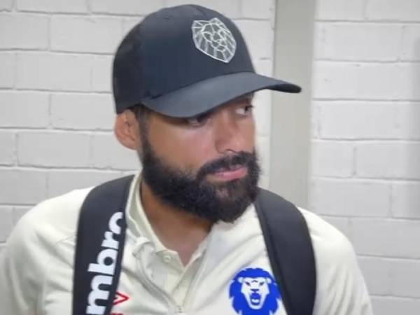 Edrick Menjívar respondió en zona mixta tras la goleada de Olimpia a Platense en Comayagua.