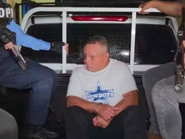 La detención se llevó a cabo en el municipio de Olanchito, Yoro.