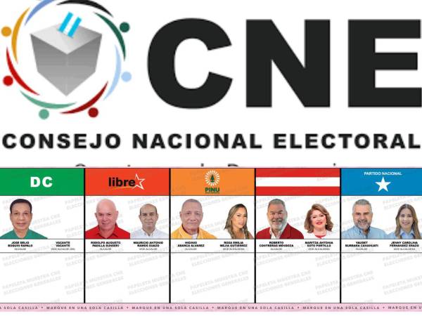 La planilla para la alcaldía de San Pedro Sula.