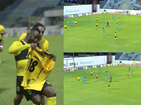 Darixon Vuelto anotó el primer gol del Real España en el torneo Clausura 2026.