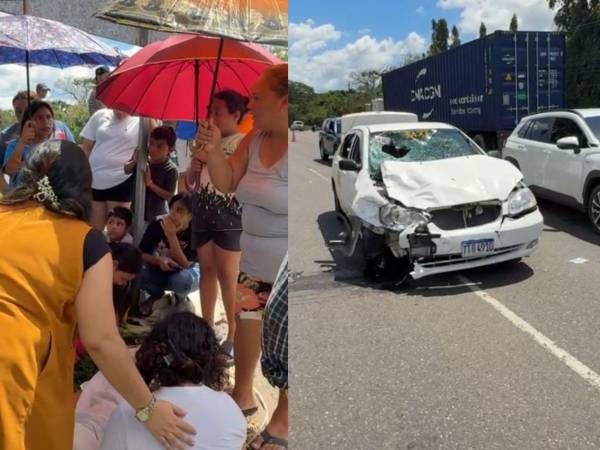 Un menor de 13 años y un adulto fallecieron tras un fuerte accidente de tránsito registrado en la carretera CA-5, a la altura de la comunidad La Garroba, en Potrerillos, Cortés.