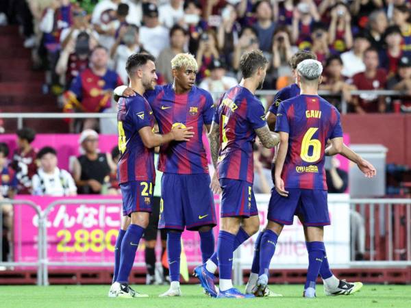 Rashford marcó su primer gol con el Barcelona.