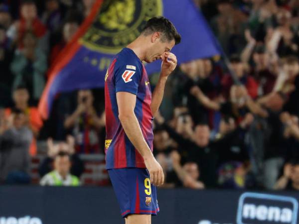 Lewandowski dedicó unas emotivas palabras tras disputar su último partido en el Camp Nou.