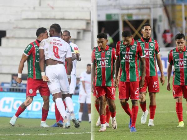 Las imágenes del triunfo de Olimpia vs Marathón en la jornada 8 del Torneo Clausura 2025, en el estadio Nacional.
