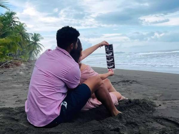 Futbolista hondureño recibió una gran noticia luego del anuncio de su linda esposa que está embarazada de su primer hijo.