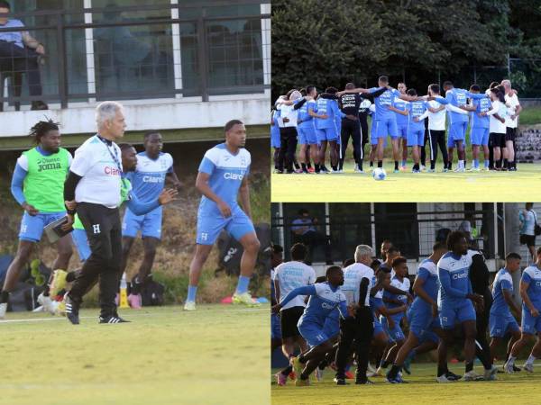 La Selección de Honduras completó su segundo día de entrenamientos bajo las órdenes de Reinaldo Rueda.