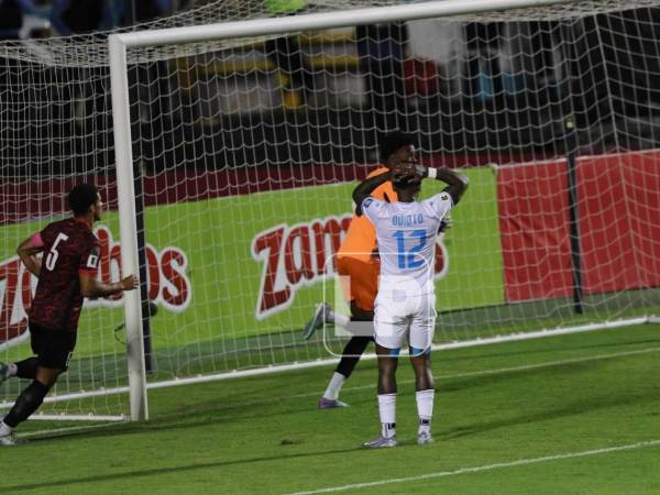 Quioto se lamenta tras su disparo ante Antigua y Barbuda.