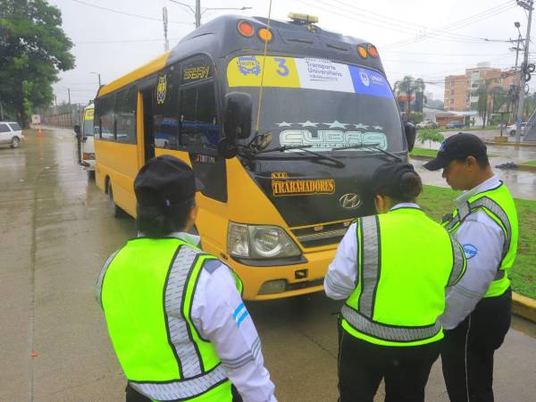 Son siete rutas habilitadas, cada una con dos buses, para un total de 14 unidades al servicio exclusivo del estudiantado