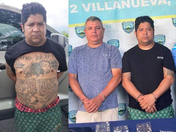Momentos de la captura de “Suker” y “Choco”, dos presuntos miembros de la MS-13 en posesión de drogas.
