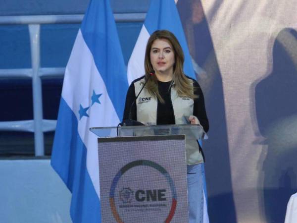 Cossette López, presidenta del Consejo Nacional Electoral (CNE)