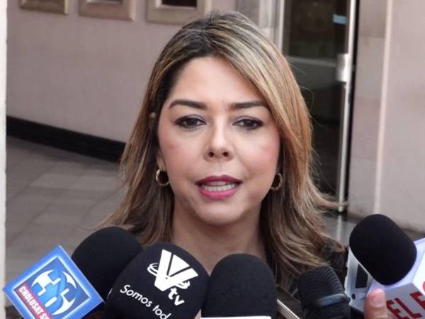 María Antonieta Mejía, designada presidencial, durante una entrevista.