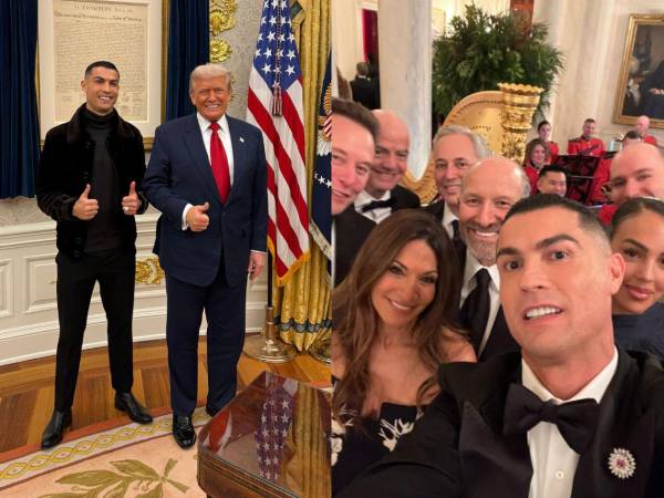 Cristiano Ronaldo, capitán de la selección portuguesa de fútbol y jugador del Al-Nassr saudí, cenó el martes 18 de noviembre en la Casa Blanca con el presidente Donald Trump, como parte de la delegación que acompaña al príncipe heredero de Arabia Saudí, Mohammed bin Salmám, en su visita a Estados Unidos. Estas son las imágenes.