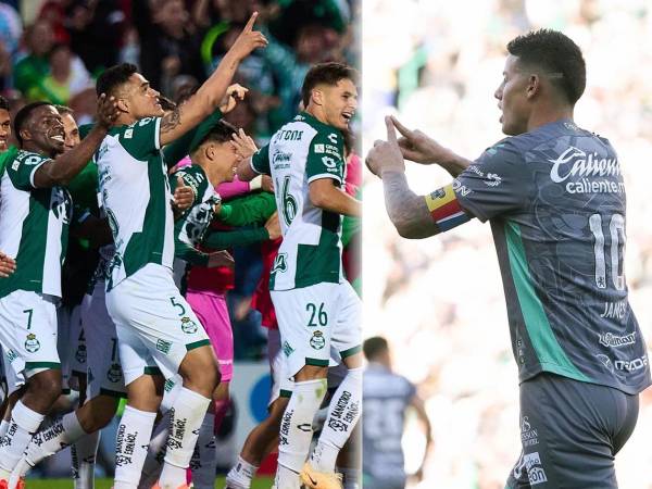 El Santos Laguna derrotó al Club León de James Rodríguez y le quitó el invicto en la Liga MX 2025.