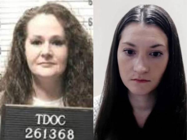 A la izquierda Christa Pike, condenada a muerte por asesinato en Tennessee. A la derecha Lindsay Clancy, acusada de matar a sus tres hijos en Massachusetts.