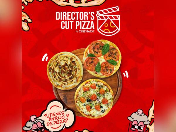 Encuentre Director’s Cut Pizza en City Mall San Pedro Sula, dentro de las instalaciones de Cinemark.