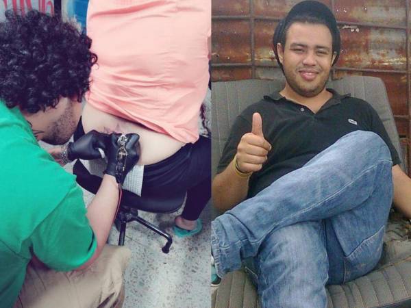 Fotos en vida de Franklin Morales, el tatuador al que conocían como El Rasta y quien fue asesinado en la colonia El Roble la madrugada de este domingo 24 de mayo.