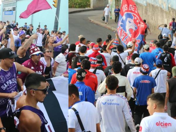 Las calles de Tegucigalpa fueron escenario de un encuentro poco habitual y cargado de emoción en la previa del esperado clásico centroamericano entre Olimpia y Saprissa.