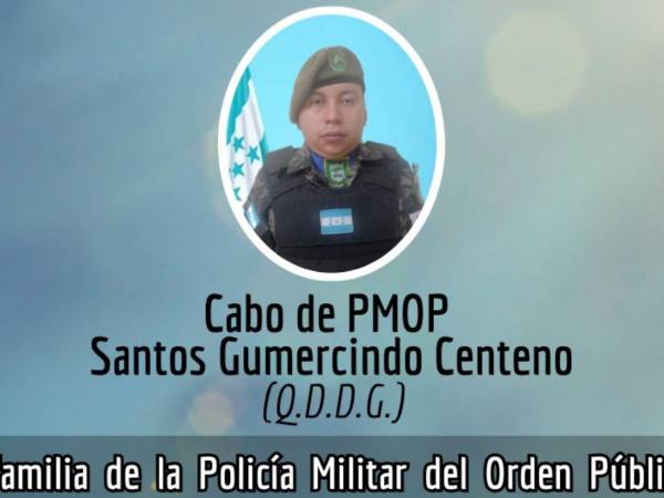 Fotografía cedida por la Policía Militar del Orden Público