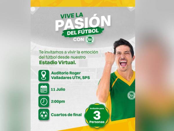 Cemento Bijao invita a los aficionados a disfrutar del partido entre Noruega e Inglaterra en una jornada llena de entretenimiento, premios e invitados especiales en San Pedro Sula.