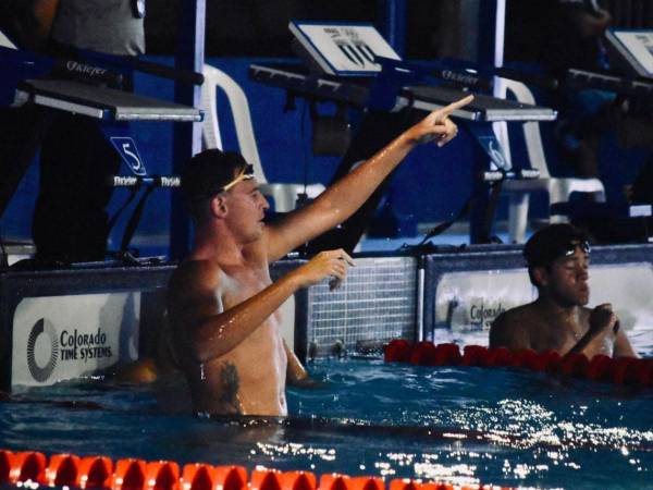 Diego Dulieu y su felicidad tras finalizar en el primer lugar.