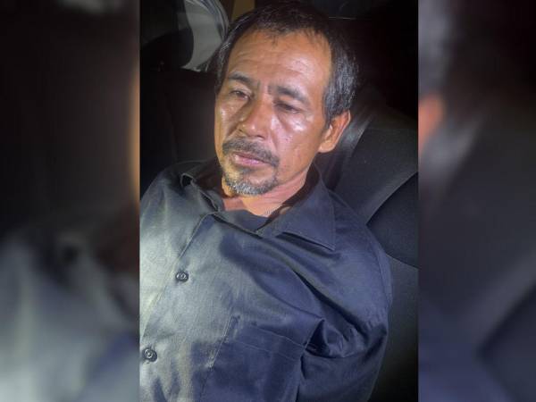 Momentos de la captura del sospechoso Benjamin Milla Paz, de 51 años de edad.