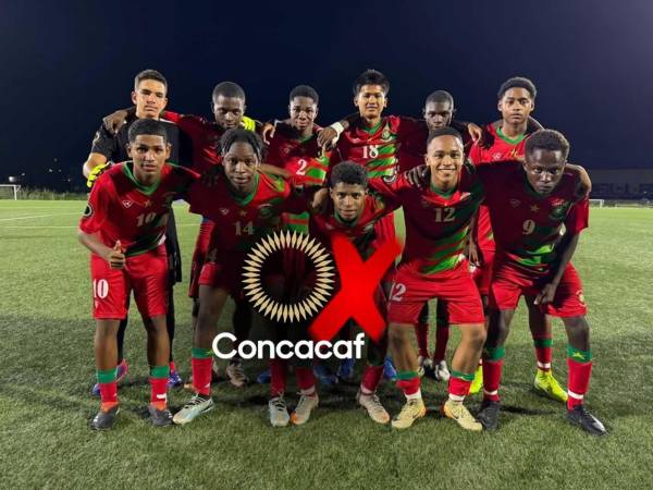 La Selección de Surinam se queda fuera de poder disputar el Premundial Sub-17 en Honduras.