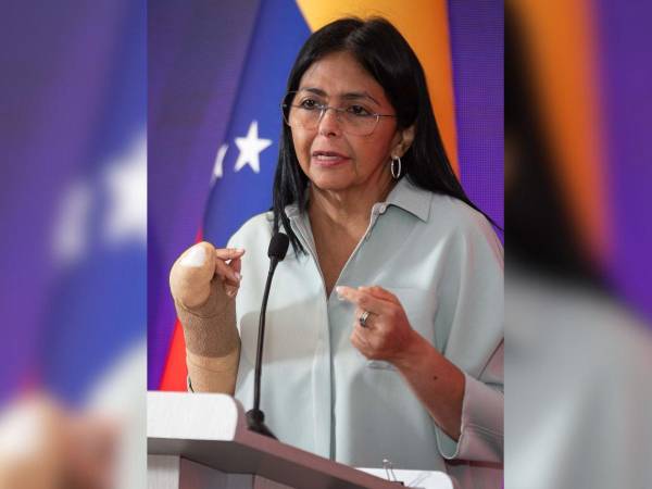 Imagen de la vicepresidenta ejecutiva de Venezuela, Delcy Rodríguez.