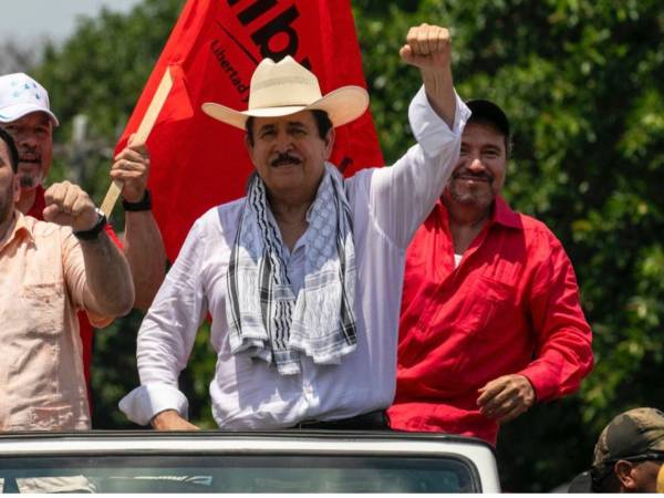 Expresidente y coordinador del Partido Libertad y Refundación, José Manuel Zelaya Rosales.