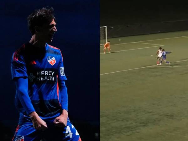 Mathías Vázquez se estrenó con el FC Cincinnati 2 en Estados Unidos.