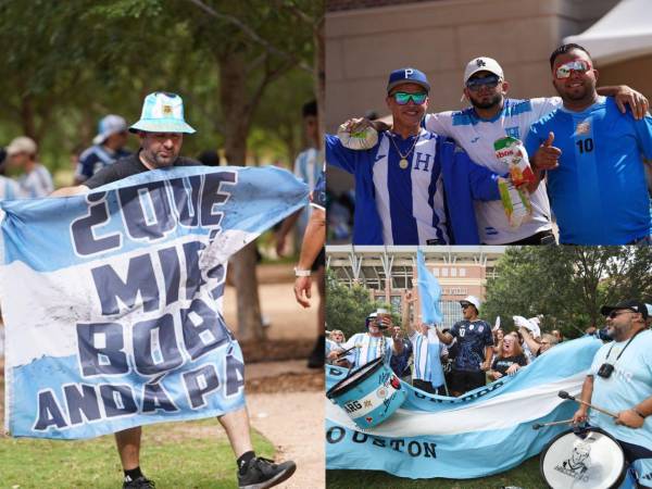 La fiesta ya comenzó en los alrededores del Kyle Field. Cientos de aficionados hondureños y argentinos han convertido la previa del amistoso en un auténtico carnaval futbolero, donde la pasión por la Bicolor y la locura por Lionel Messi son los grandes protagonistas.