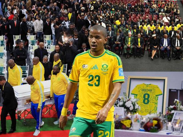 Sudáfrica despidió este sábado con emoción al futbolista Jayden Adams, fallecido después del Mundial 2026. Su padre dio unas emotivas palabras y la desgarradora imagen de su mujer e hijo.