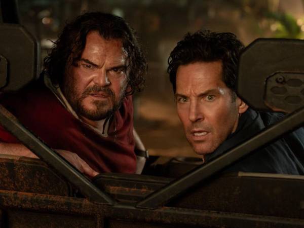 Los actores Jack Black y Paul Rudd durante una escena de la película.