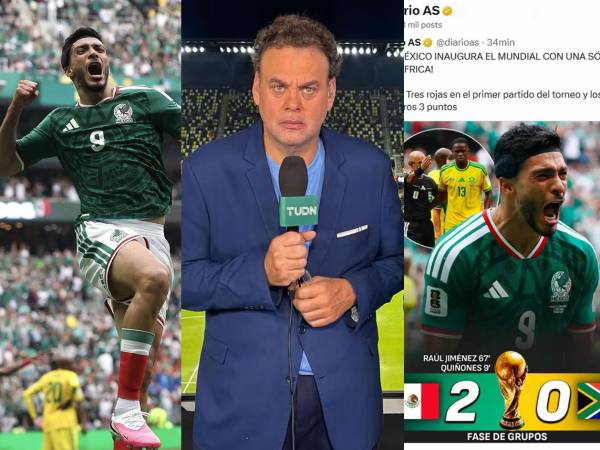 La victoria de México sobre Sudáfrica dio la vuelta al mundo y los principales medios internacionales destacaron el debut del Tri en la Copa Mundial. David Faitelson no quedó contento y lanzó advertencia.