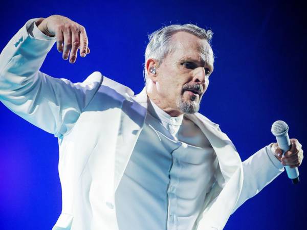 El cantante español Miguel Bosé.