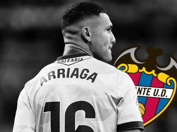 Kervin Arriaga estuvo ausente en el duelo entre el Levante y Atlético de Madrid.