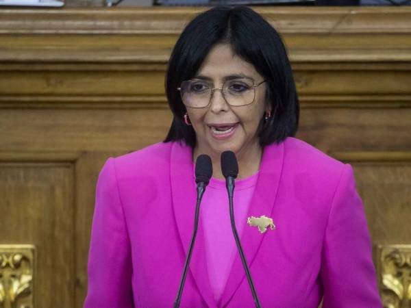 Delcy Rodríguez, presidenta encargada de Venezuela.
