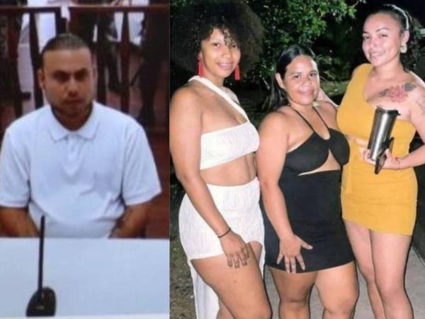Gilbert Reyes, acusado de femicidio y asesinato contra tres mujeres en Roatán, muy poco contesta las consultas en el juicio y solo agacha la cabeza, de acuerdo a la familia de las víctimas que testifican en el juicio en los juzgados de Roatán.