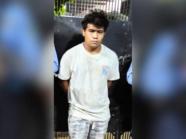 Fotografía de alias Colocho tras su detención.