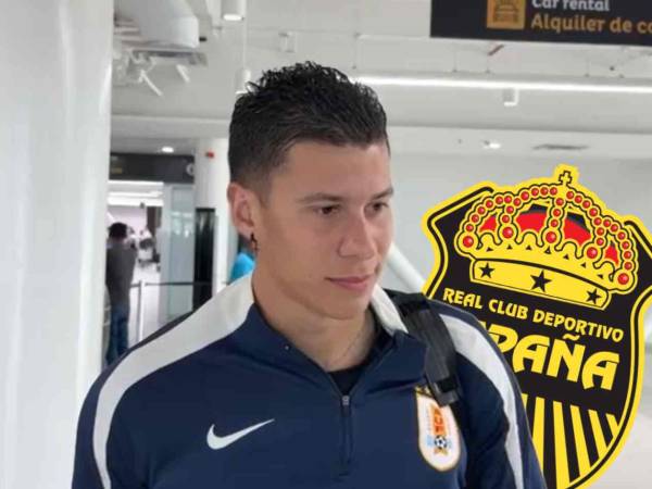 Juan Manuel Capeluto en su llegada a Honduras para incorporarse al Real España.