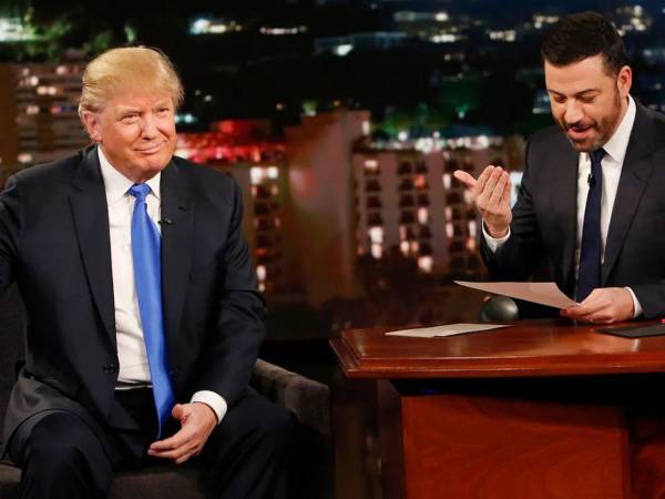 Donald Trump en una pasada entrevista con Jimmy Kimmel.