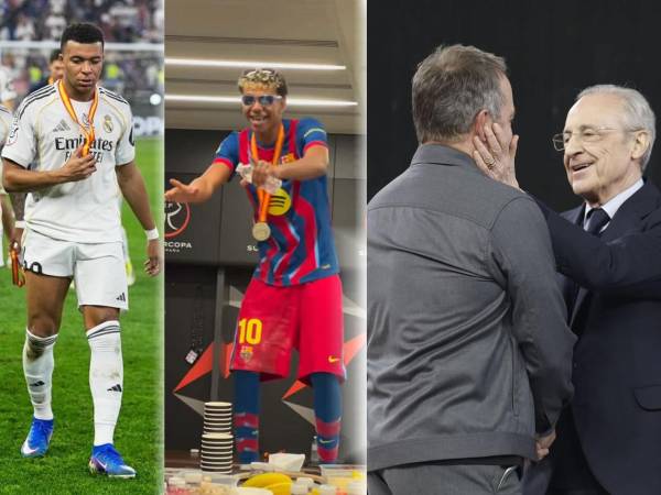 Así fue la eufórica celebración del Barcelona tras ganarle al Real Madrid la final de la Supercopa de España (3-2) en Yeda, Arabia Saudita.