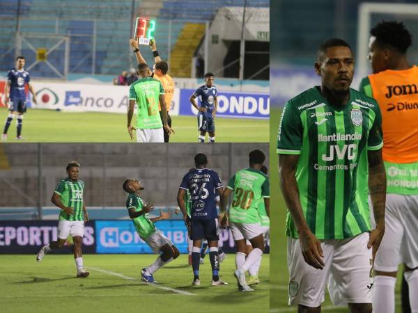 Henry Figueroa entró de cambio antes del primer minuto del partido y marcó el gol que abrió el marcador en el Motagua - Marathón.