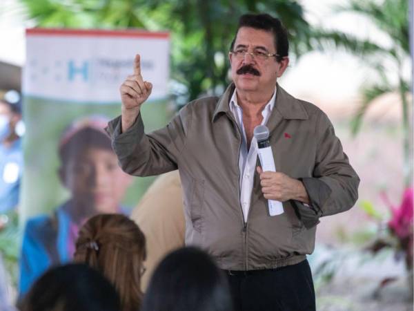 Manuel Zelaya Rosales, expresidente de Honduras y coordinador general de Libre en una fotografía de archivo.